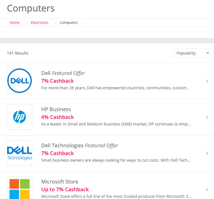 返利网,Rakuten,TopCashback,Befrugal
