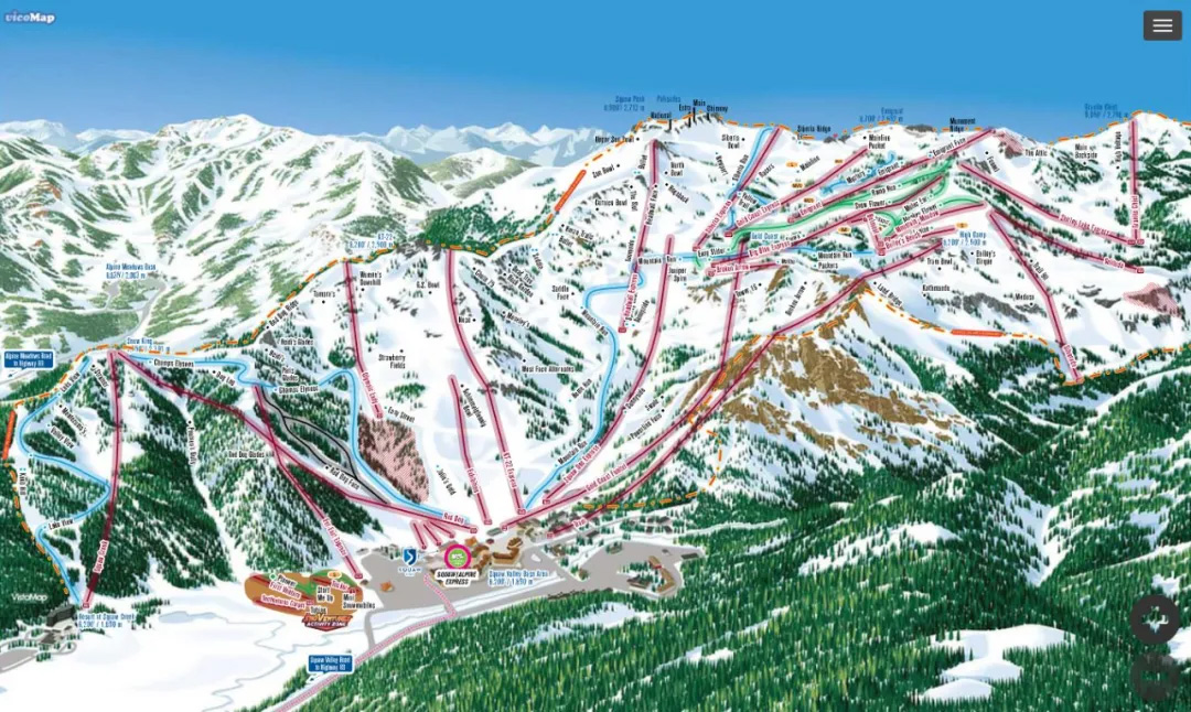 太浩湖滑雪,犹他州滑雪,美东滑雪