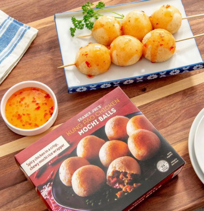 Trader Joe's,冷萃红茶,Greek Honey Yogurt,Peachy Bellin,Chill Onion Crunch,圣诞限定：黑松露系列,2021紫薯系列,宫保鸡丁味Mochi