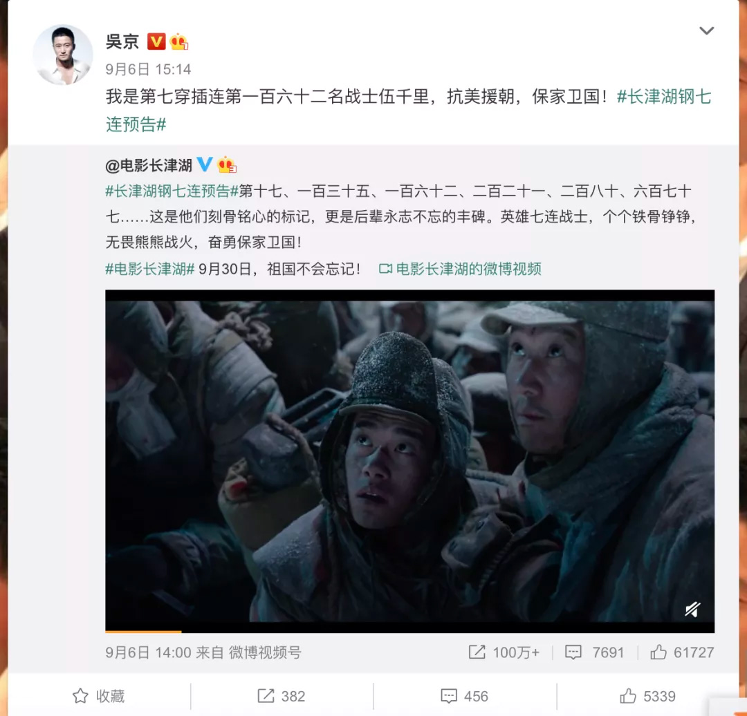 吴京,章子怡,长津湖,我和我的父辈,中国医生,我和我的祖国,我和我的家乡,中国机长,八佰,明月几时有